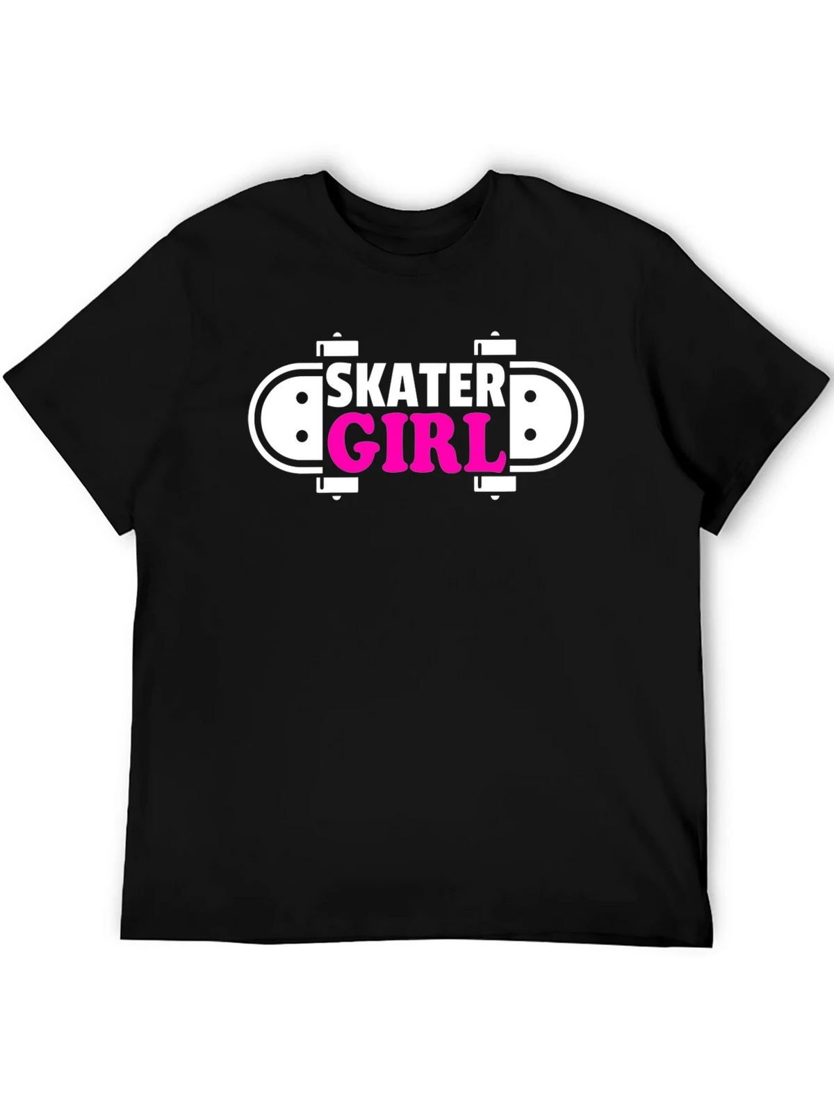 Skater Girl Black Graphic Tee product image 5