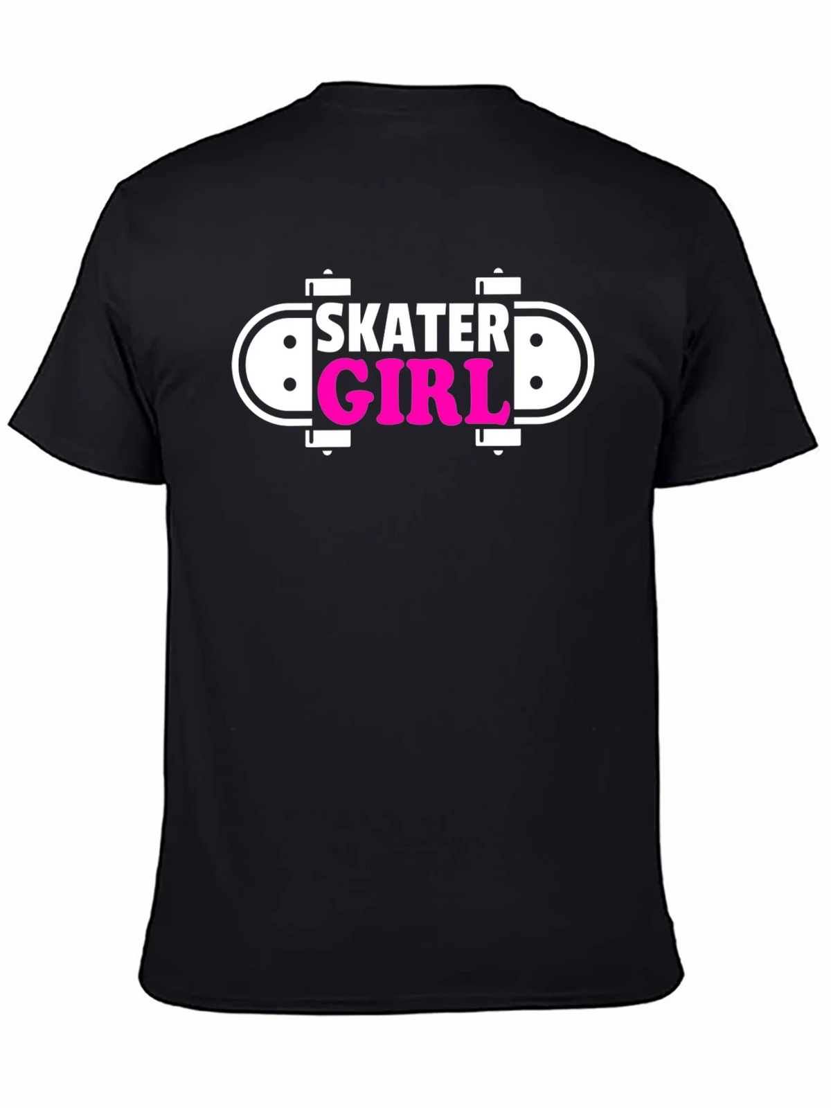 Skater Girl Black Graphic Tee product image 4