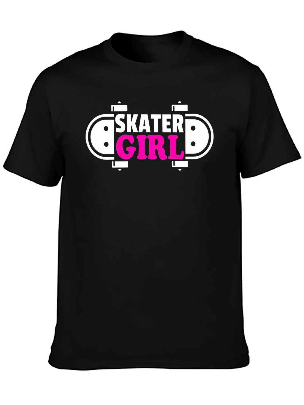 Skater Girl Black Graphic Tee product image 3
