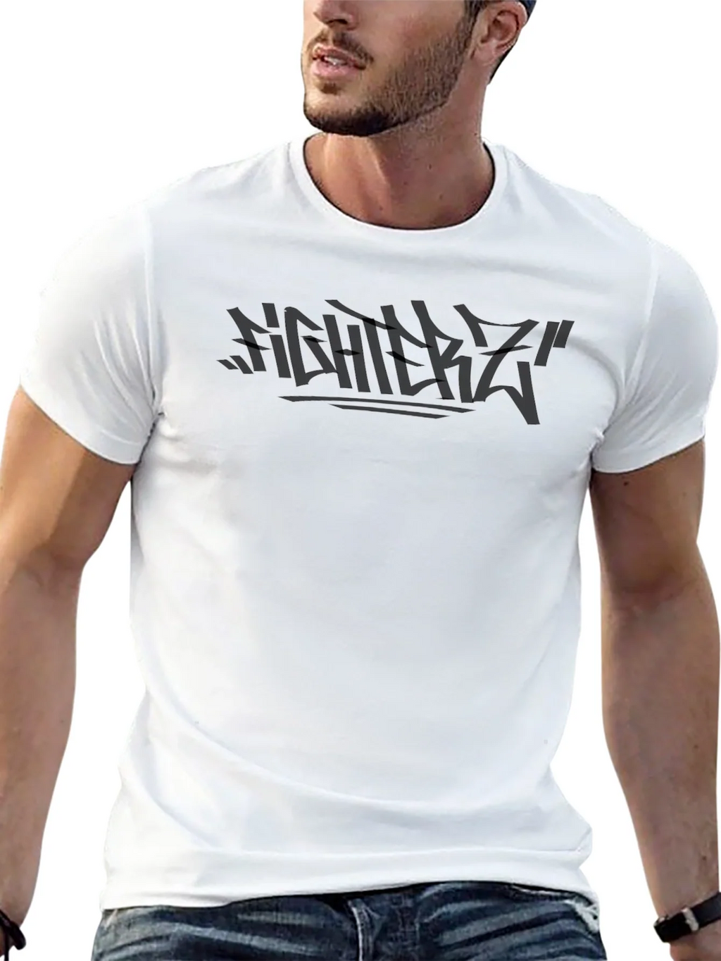 FighterZ Black Graphic Tee - Stylish Comfort product image 12