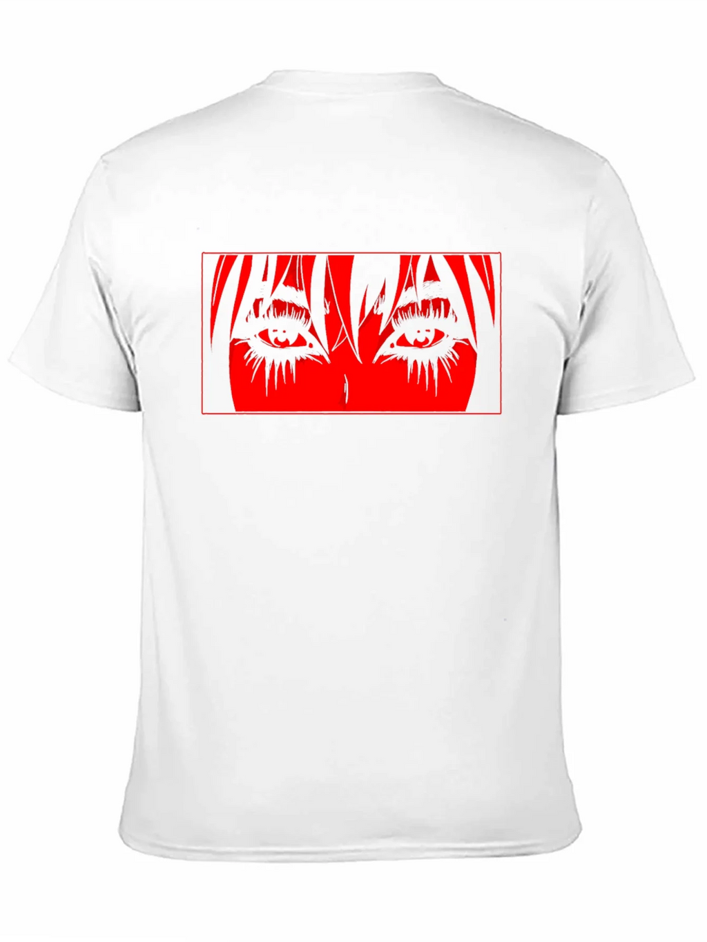 Anime Eyes Graphic Black T-Shirt product image 10