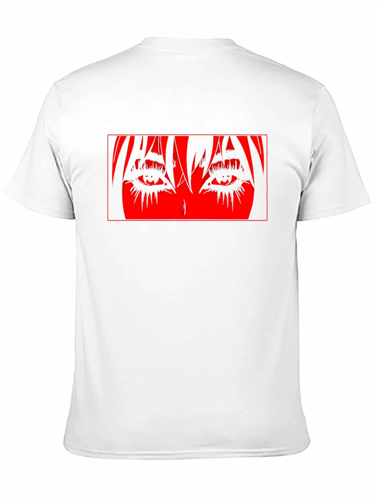 Anime Eyes Graphic Black T-Shirt product image 10