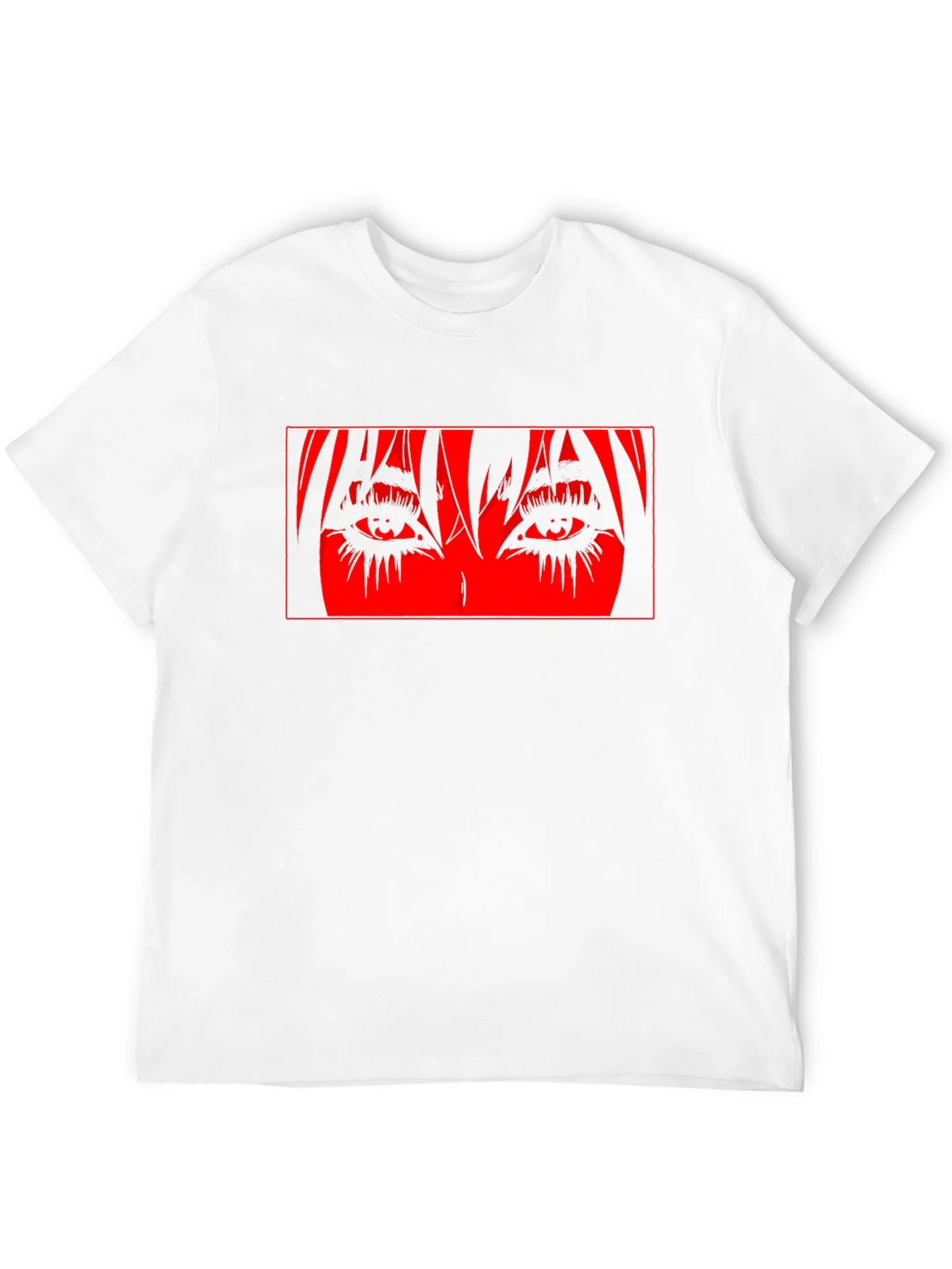 Anime Eyes Graphic Black T-Shirt product image 11