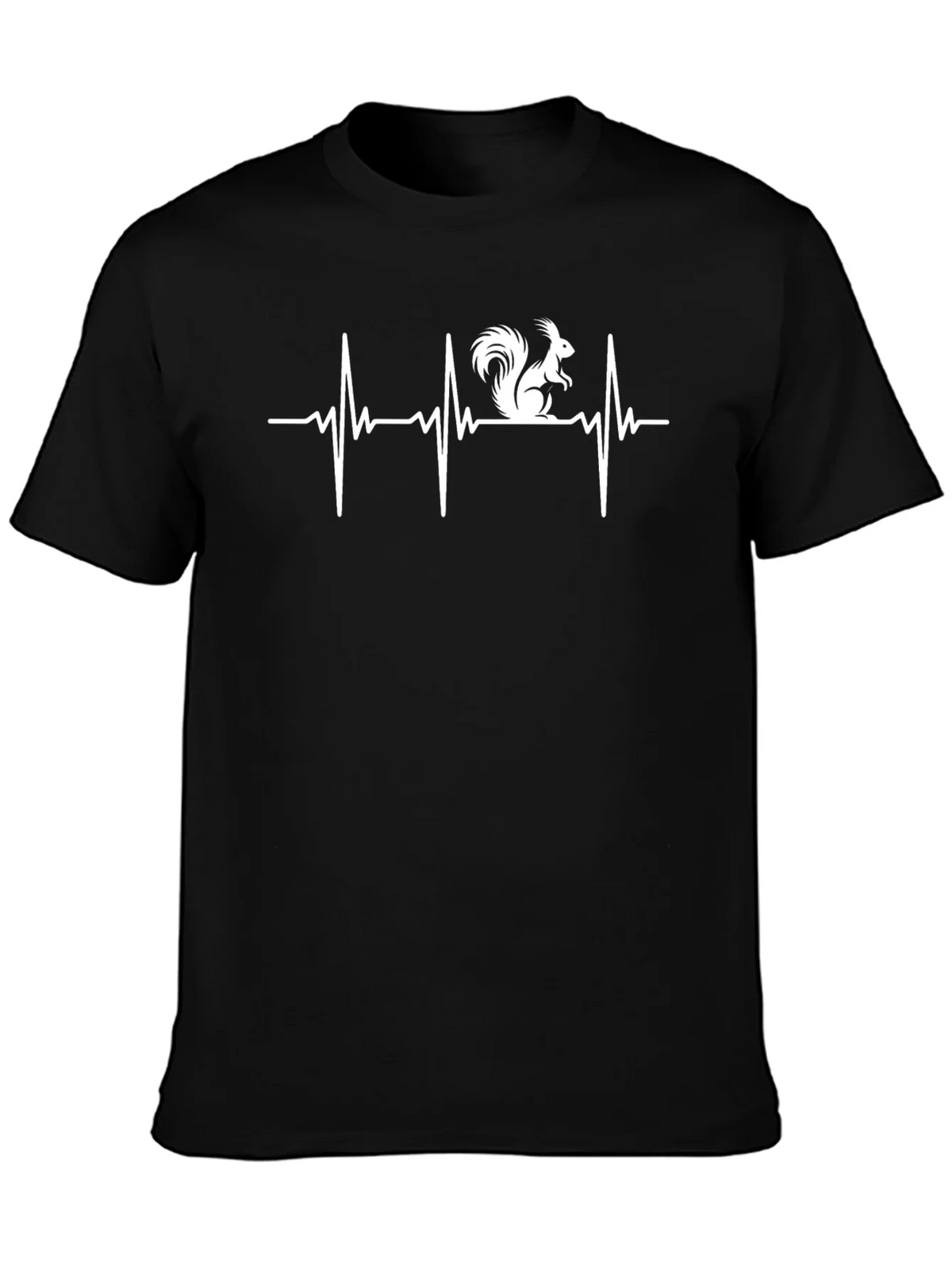 Squirrel Heartbeat T-Shirt - Novelty Graphic Tee product image 3