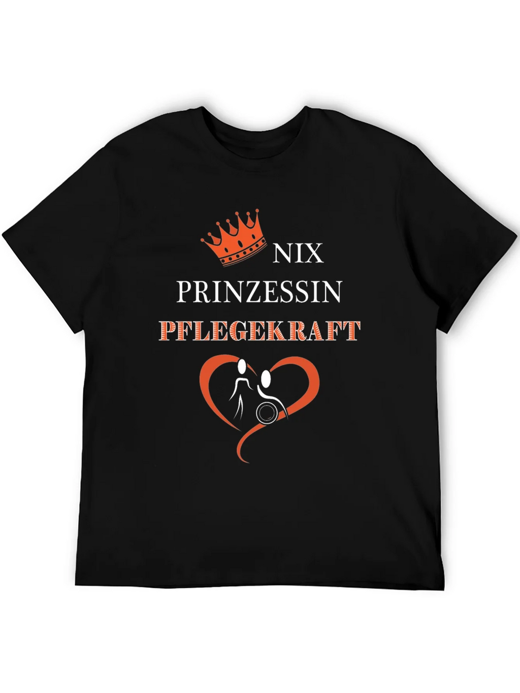 Nix Prinzessin Pflegekraft Graphic T-Shirt product image 5