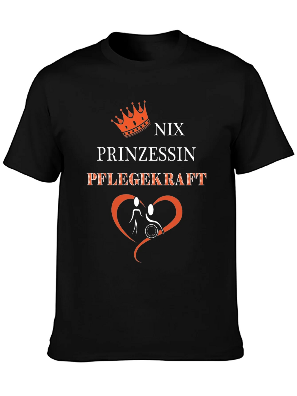 Nix Prinzessin Pflegekraft Graphic T-Shirt product image 3