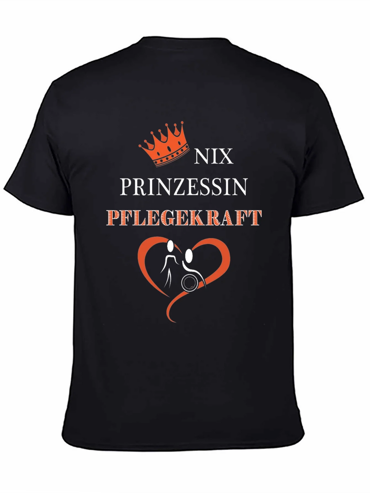 Nix Prinzessin Pflegekraft Graphic T-Shirt product image 4