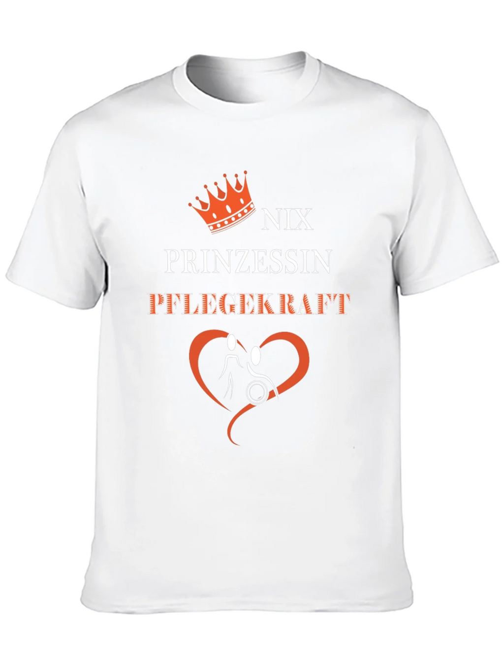 Nix Prinzessin Pflegekraft Graphic T-Shirt product image 9