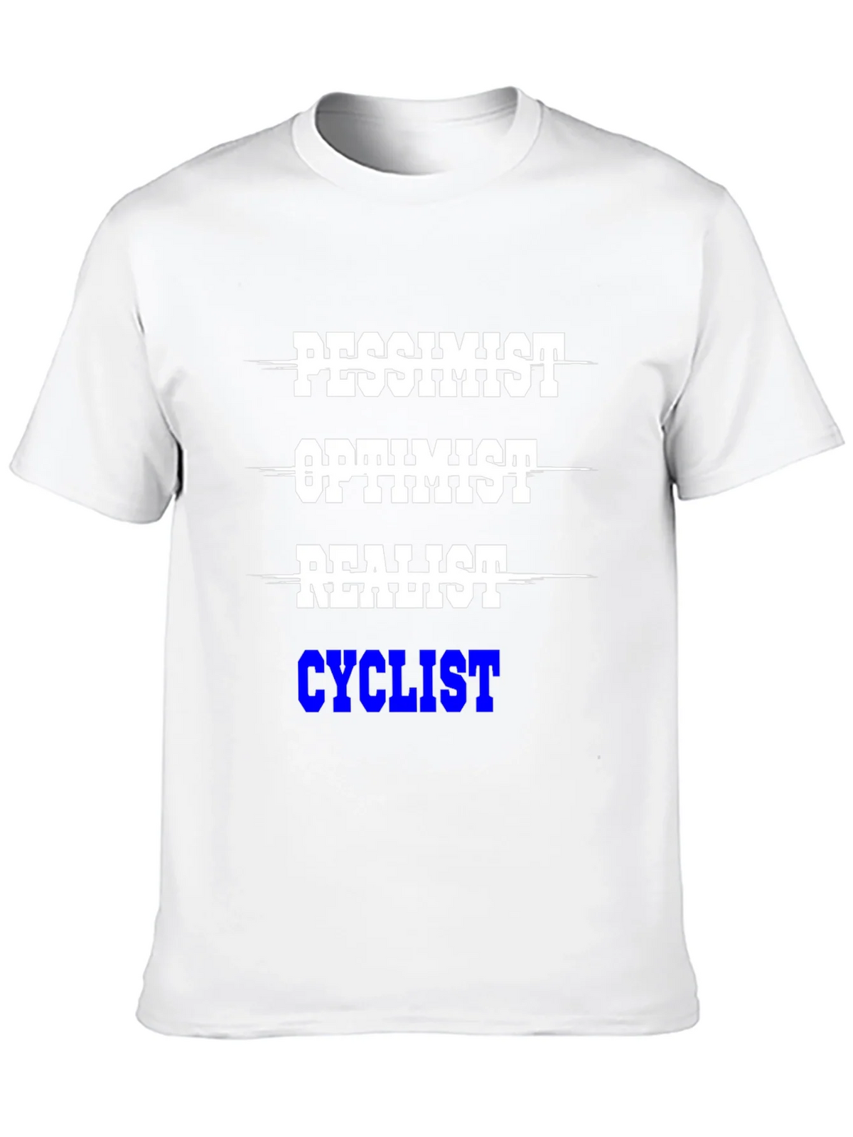 Cyclist T-Shirt - Pessimist Optimist Realist product image 9