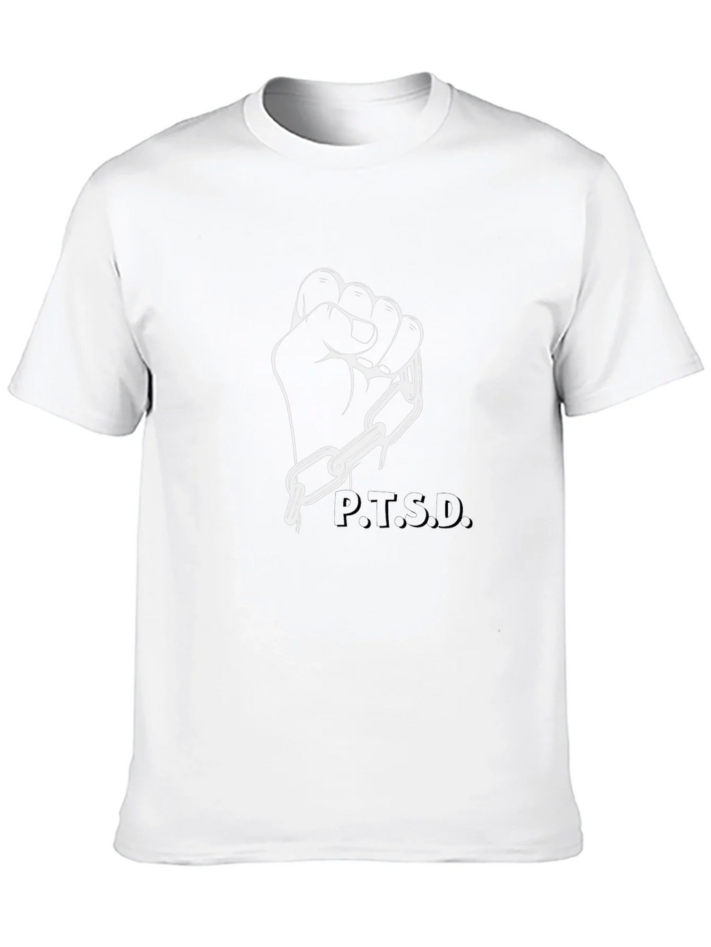 P.T.S.D. Awareness Graphic Tee - Black product image 9