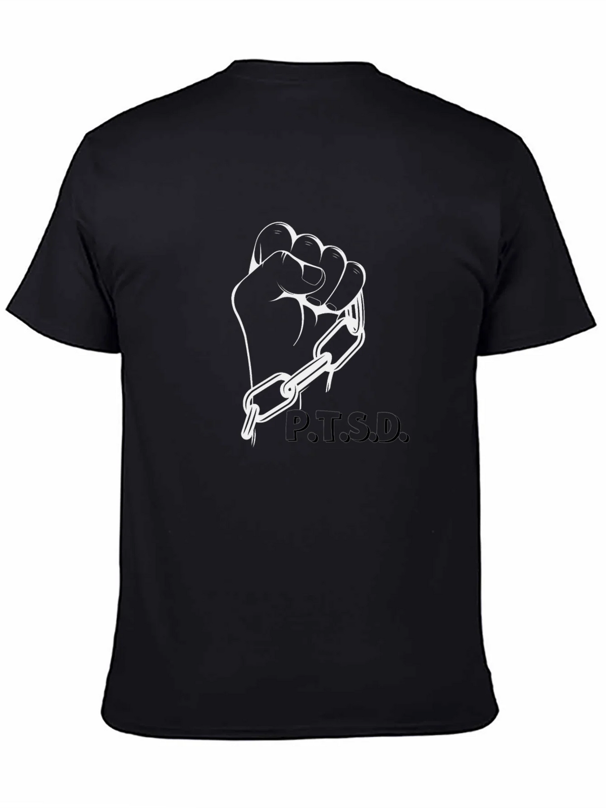 P.T.S.D. Awareness Graphic Tee - Black product image 4