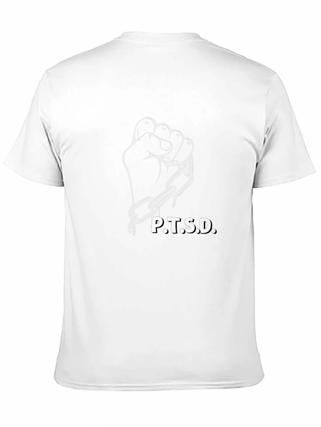 P.T.S.D. Awareness Graphic Tee - Black product image 10