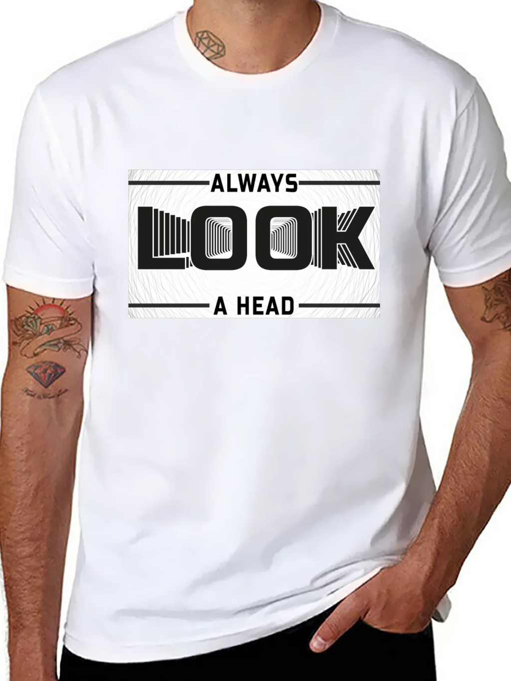 Always Look Ahead Graphic Print T-Shirt product image 7