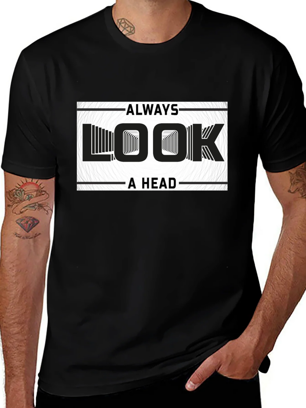 Always Look Ahead Graphic Print T-Shirt product image 1