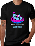 Funny Banana Float T-Shirt - Just Graphic Tee product image 1