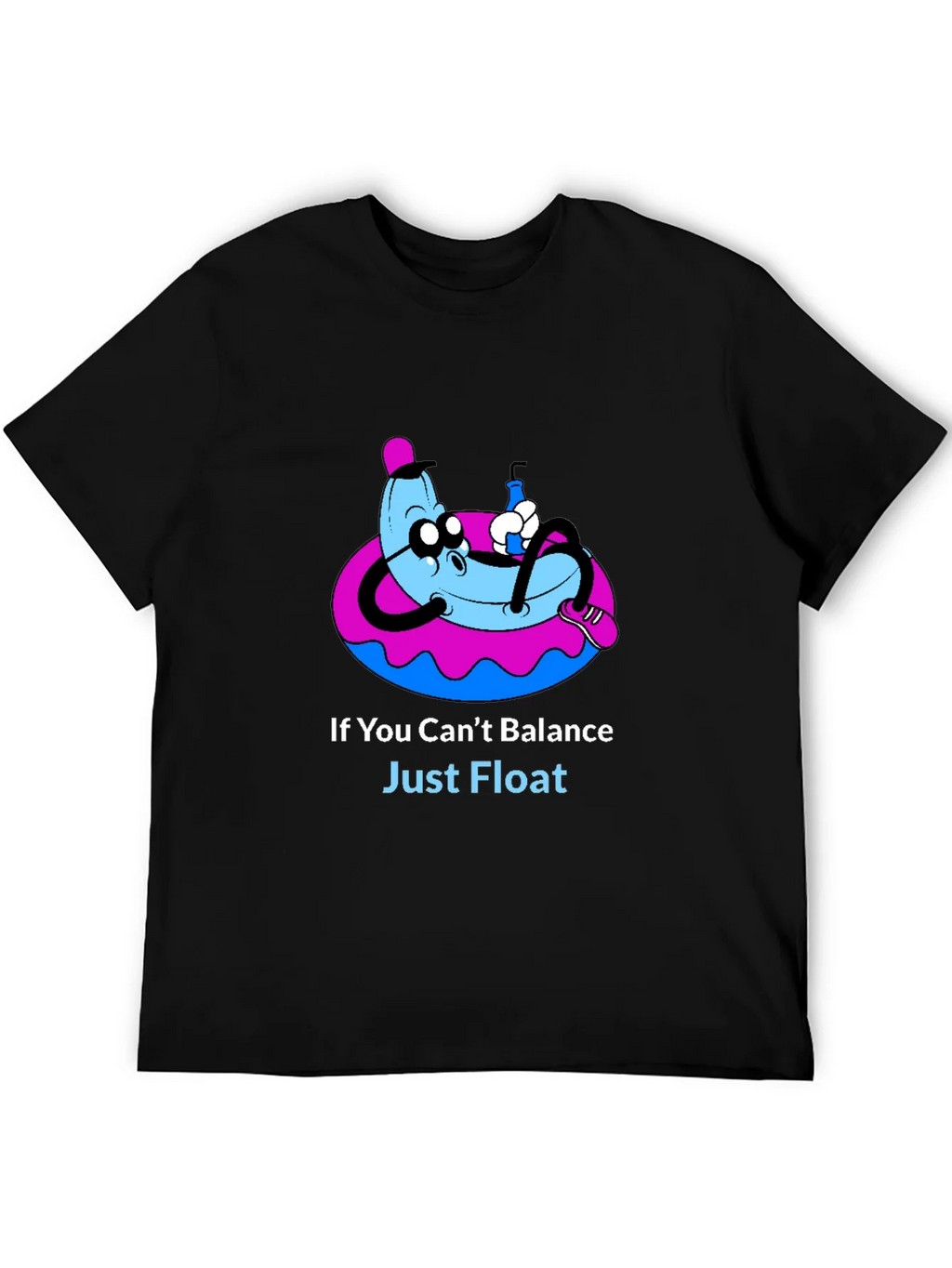 Funny Banana Float T-Shirt - Just Graphic Tee product image 5