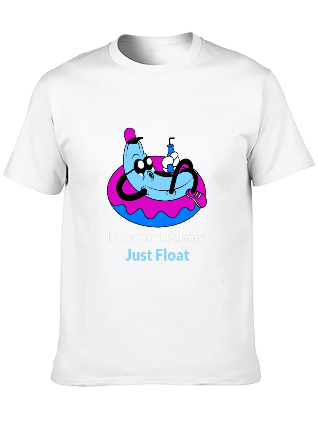 Funny Banana Float T-Shirt - Just Graphic Tee product image 9