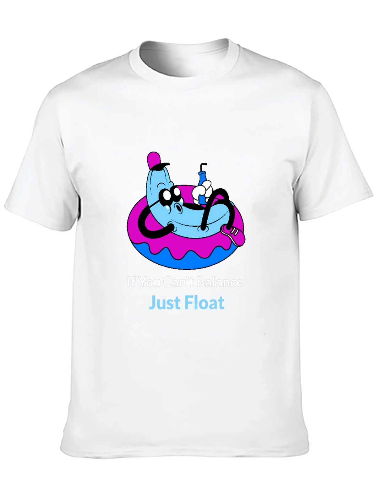 Funny Banana Float T-Shirt - Just Graphic Tee product image 9