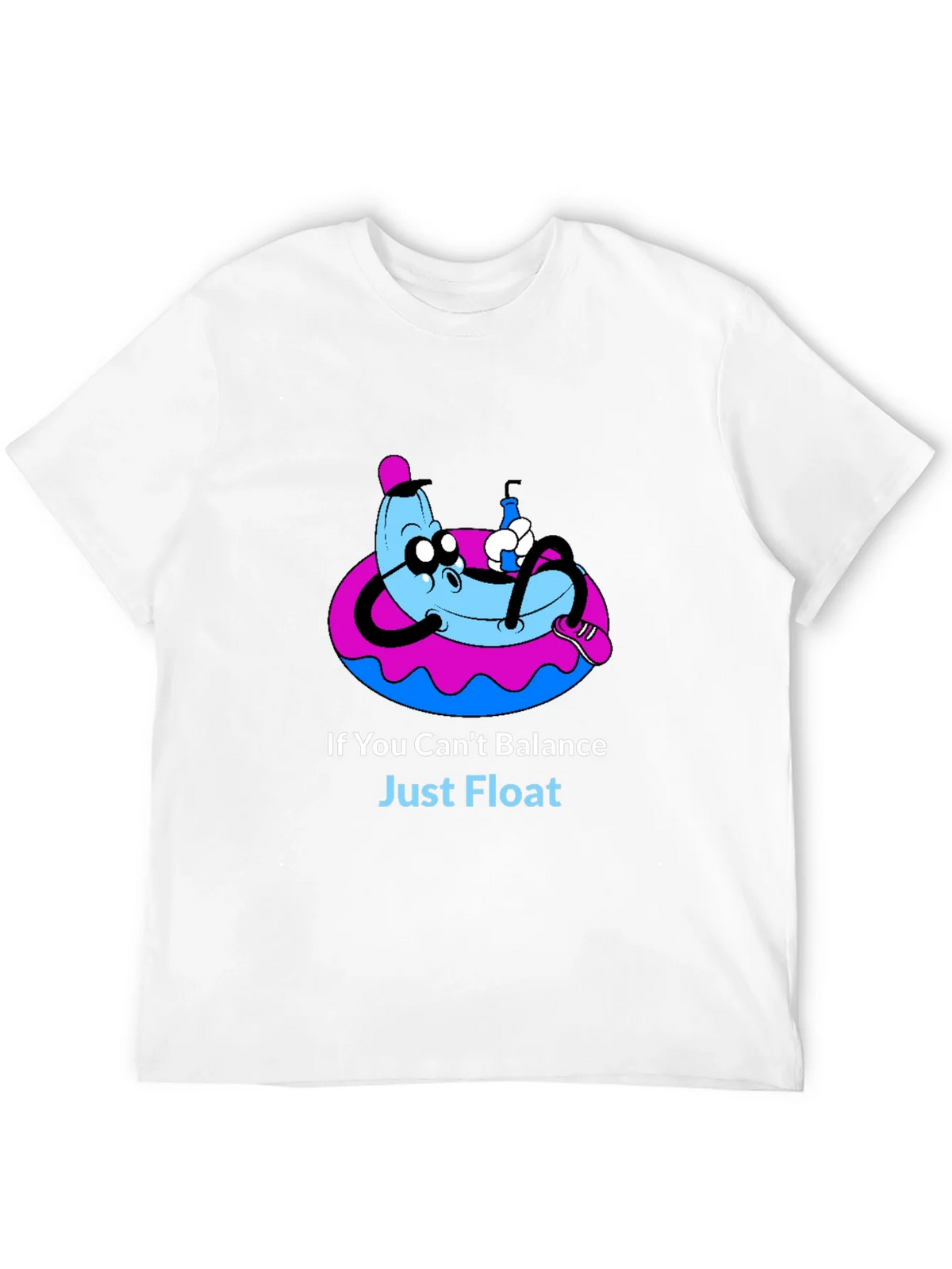 Funny Banana Float T-Shirt - Just Graphic Tee product image 11