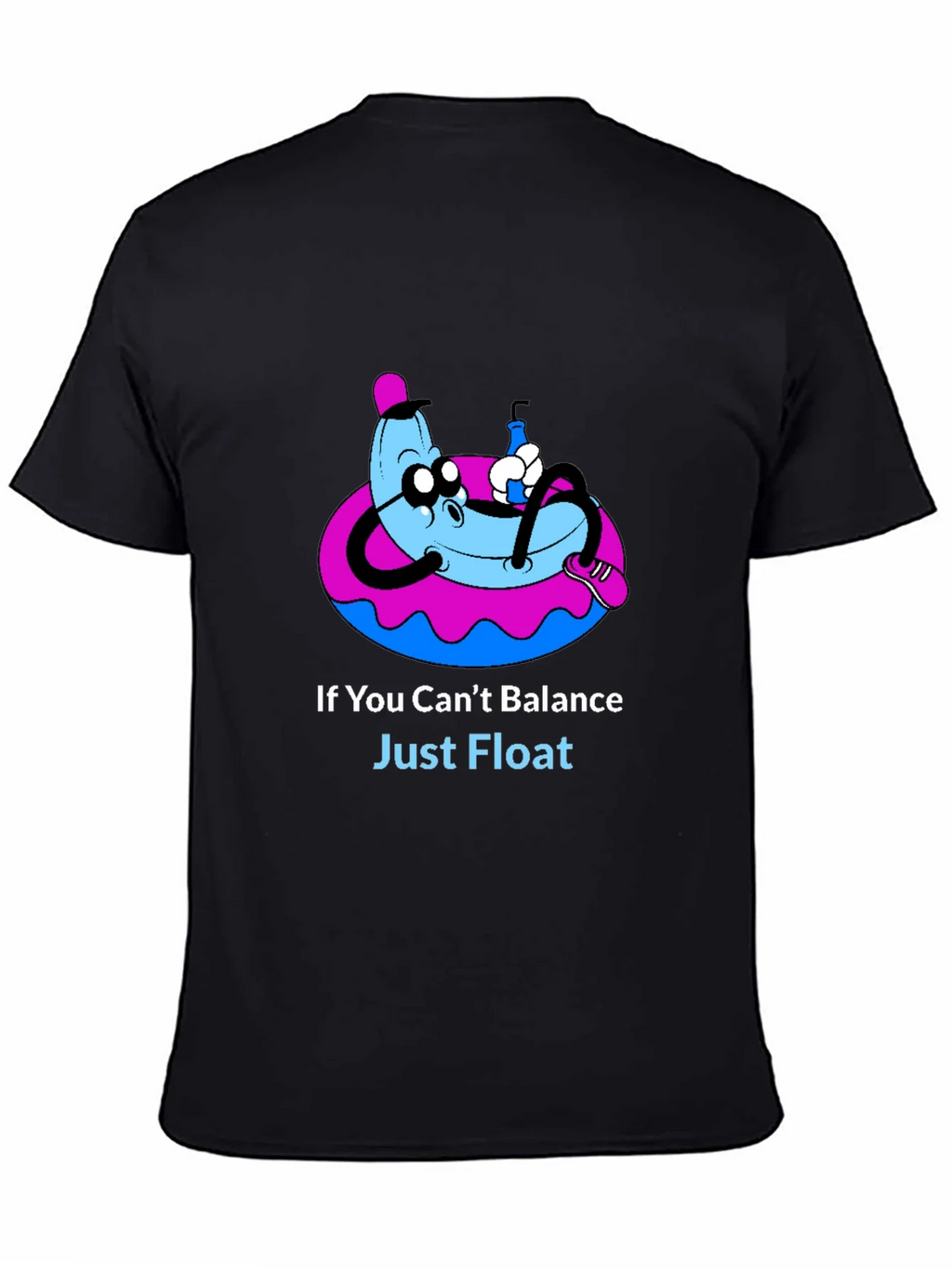 Funny Banana Float T-Shirt - Just Graphic Tee product image 4