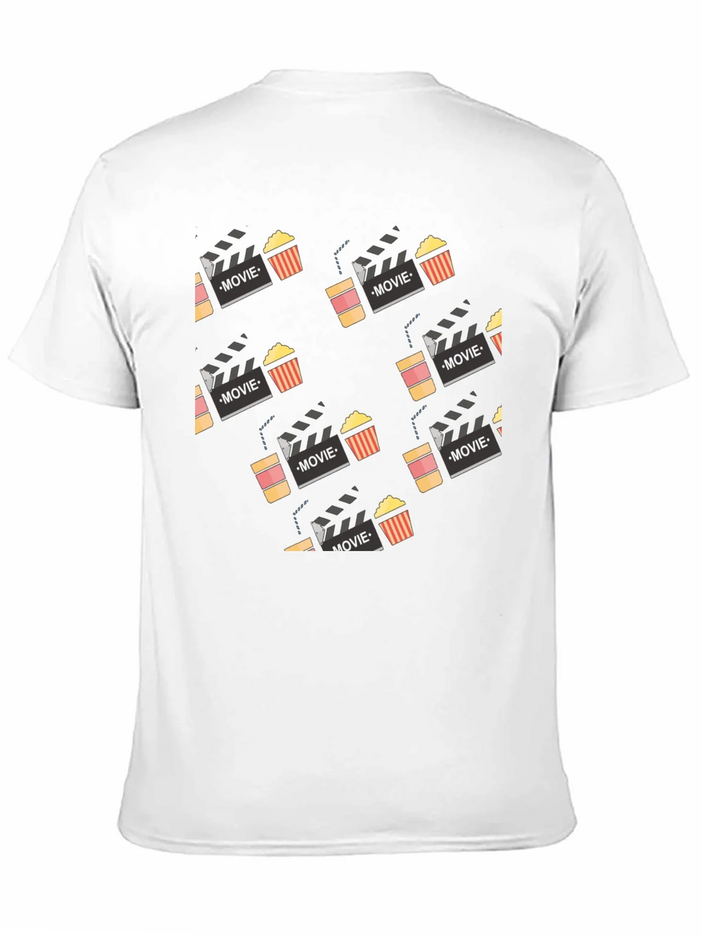 Movie Night T-Shirt: Popcorn and Clapperboard Design product image 7