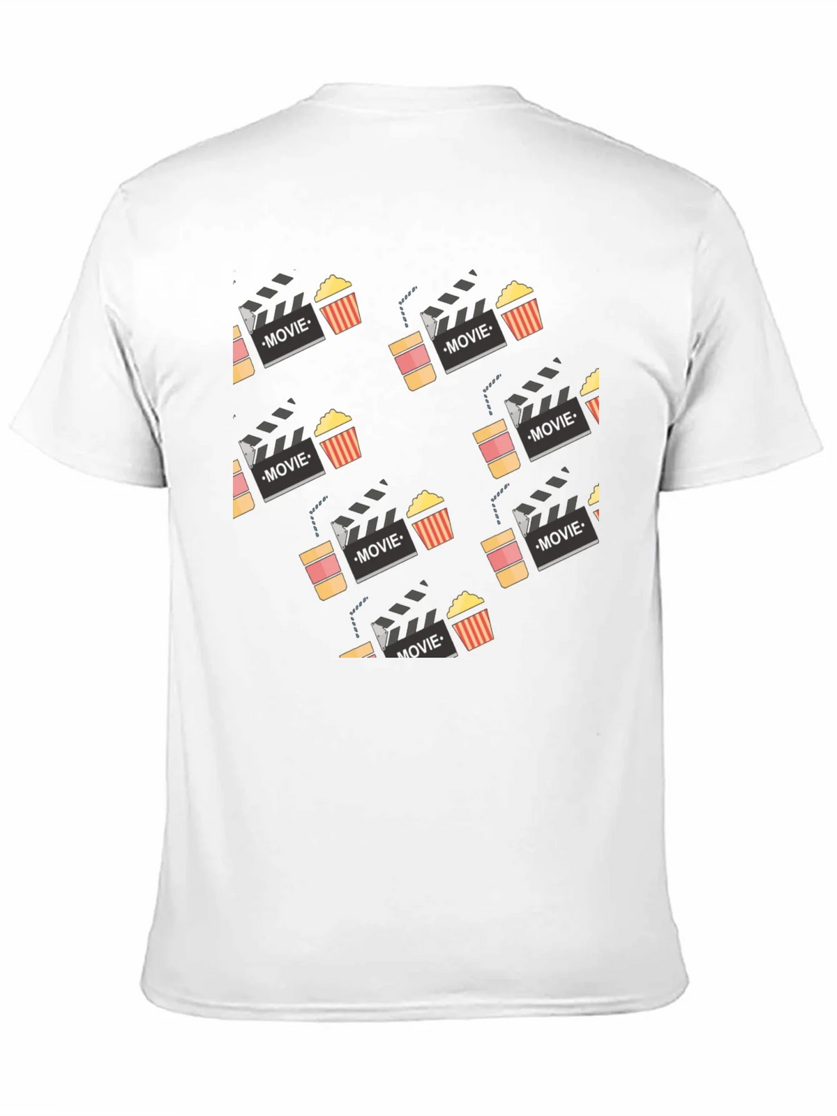 Movie Night T-Shirt: Popcorn and Clapperboard Design product image 7
