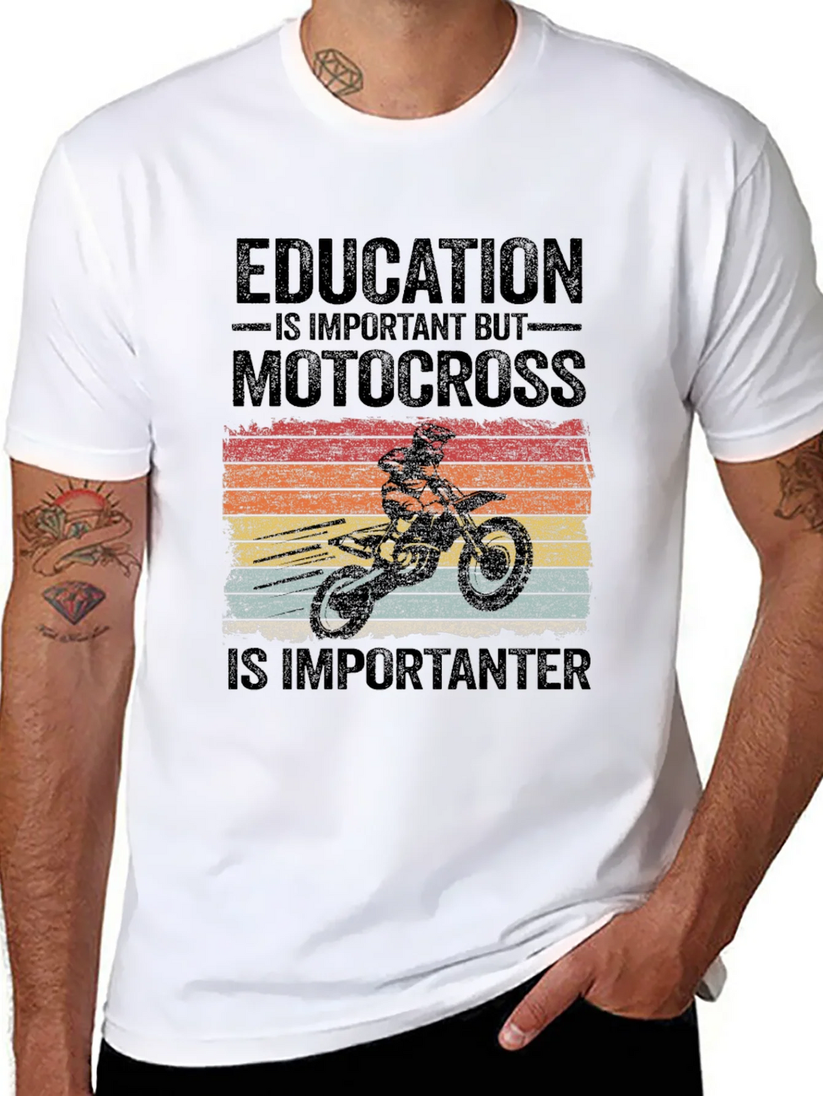 Motocross Is Importanter Graphic T-Shirt product image 7