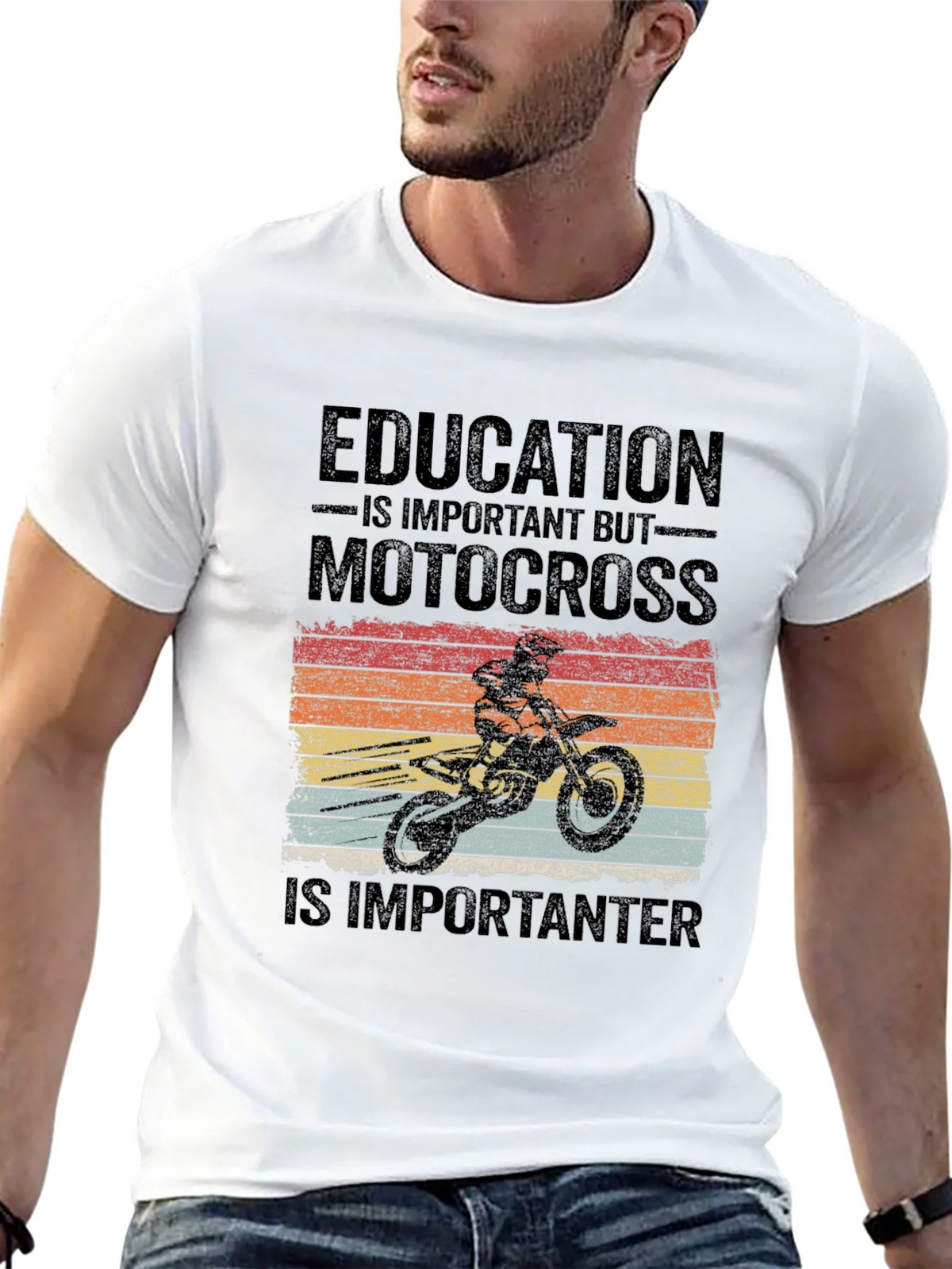 Motocross Is Importanter Graphic T-Shirt product image 12