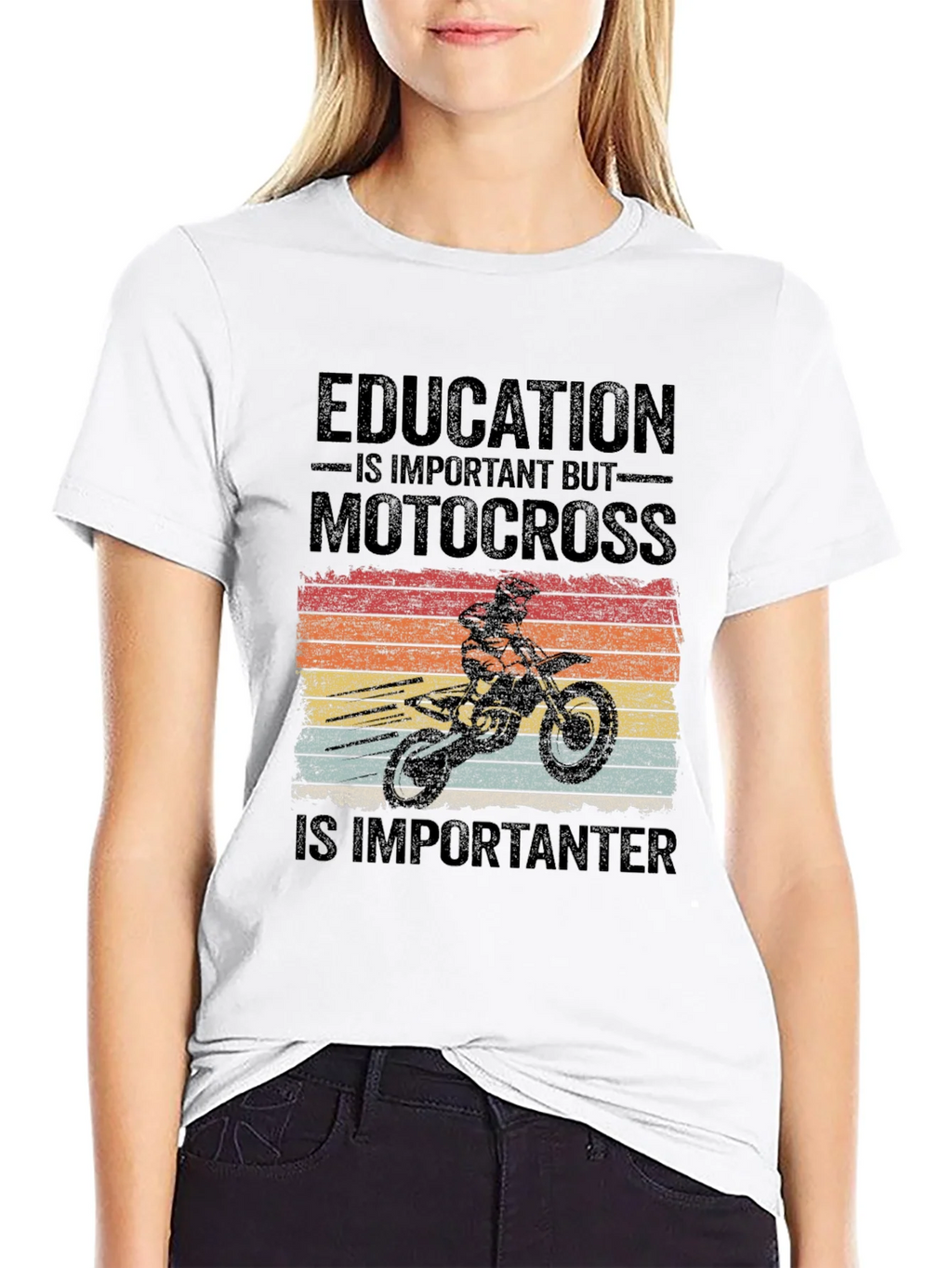 Motocross Is Importanter Graphic T-Shirt product image 8