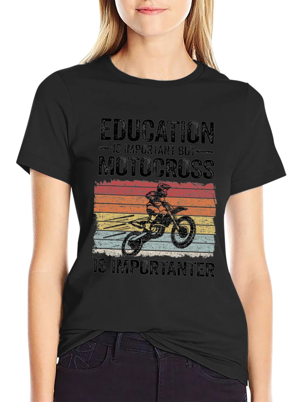 Motocross Is Importanter Graphic T-Shirt product image 2