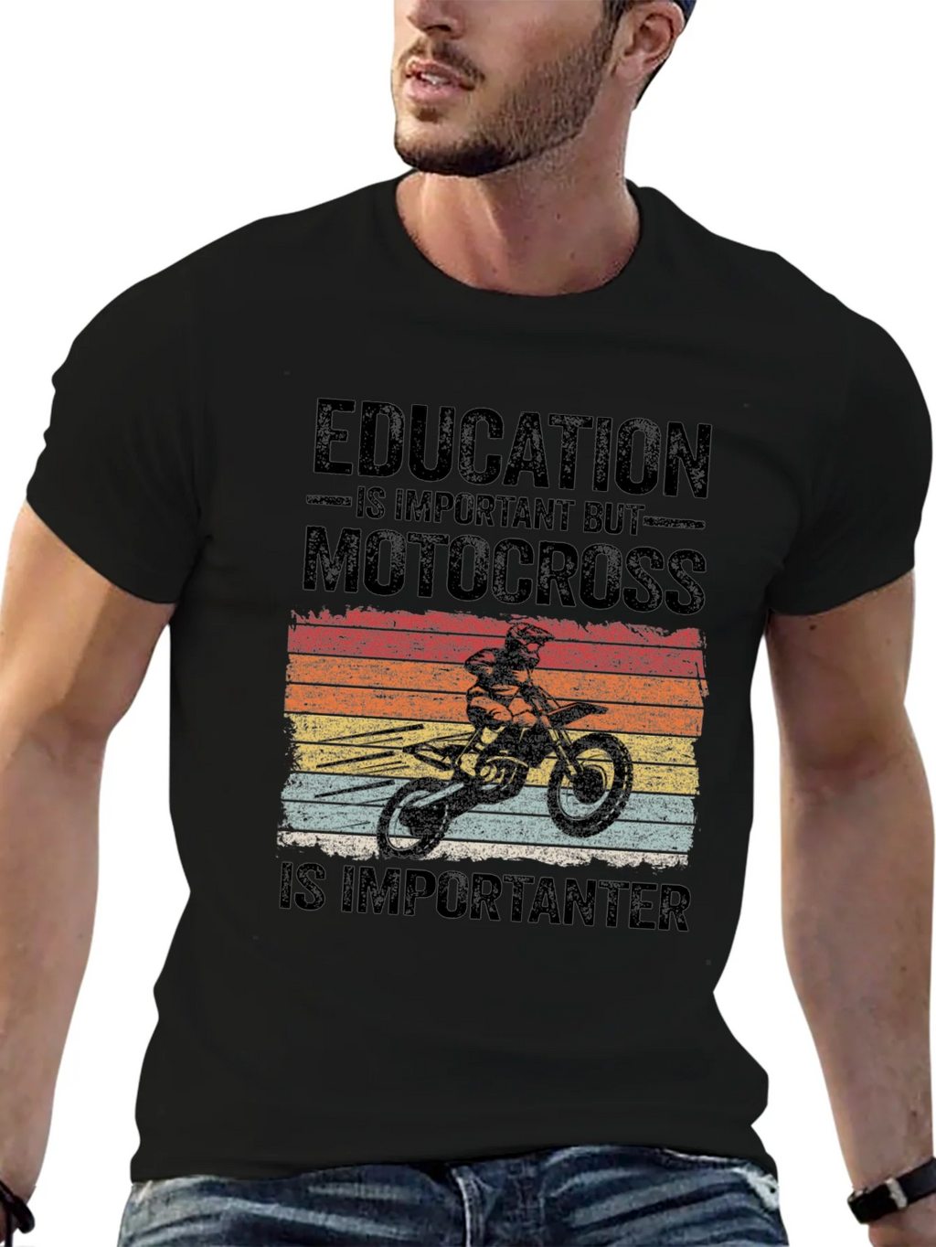 Motocross Is Importanter Graphic T-Shirt product image 6