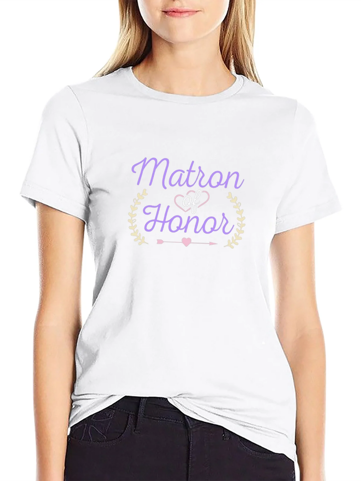 Matron of Honor Graphic T-Shirt - Bridal Party Tee product image 8