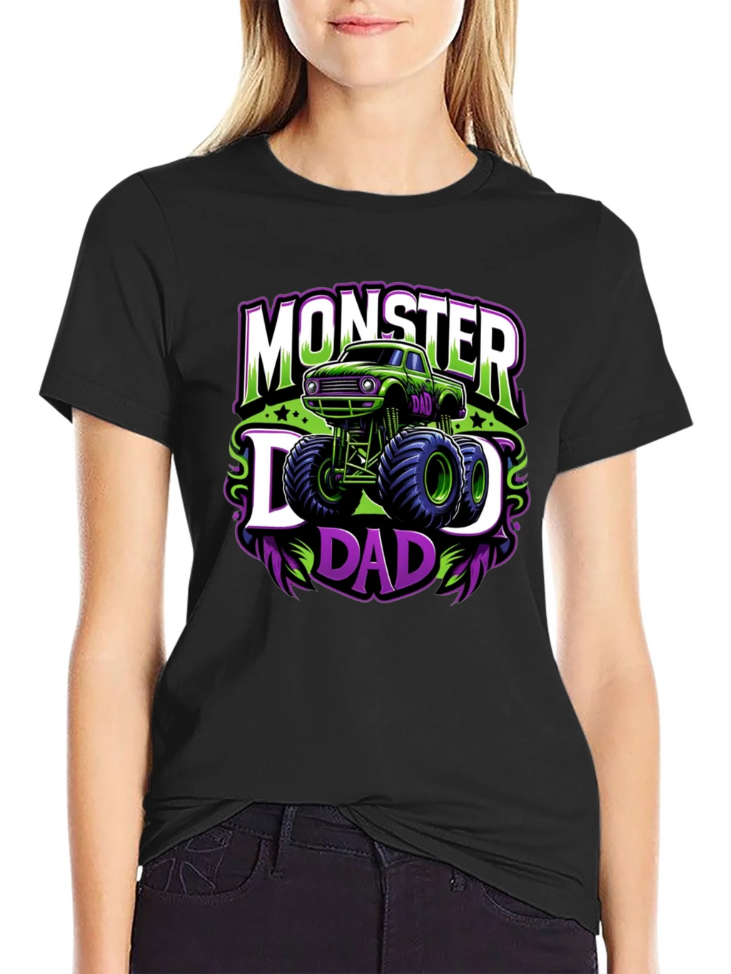 Monster Dad Graphic Tee - Black product image 2