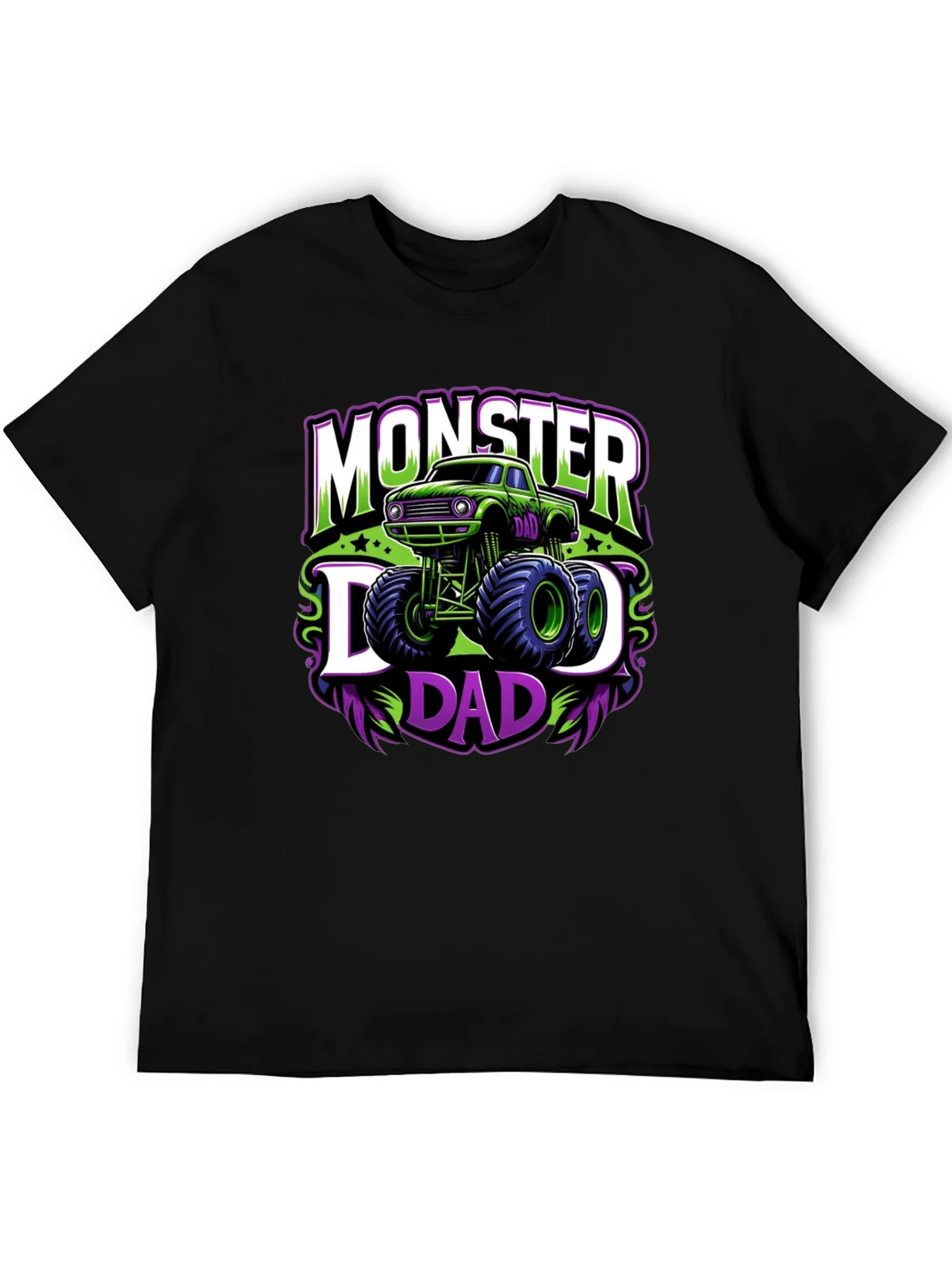 Monster Dad Graphic Tee - Black product image 5