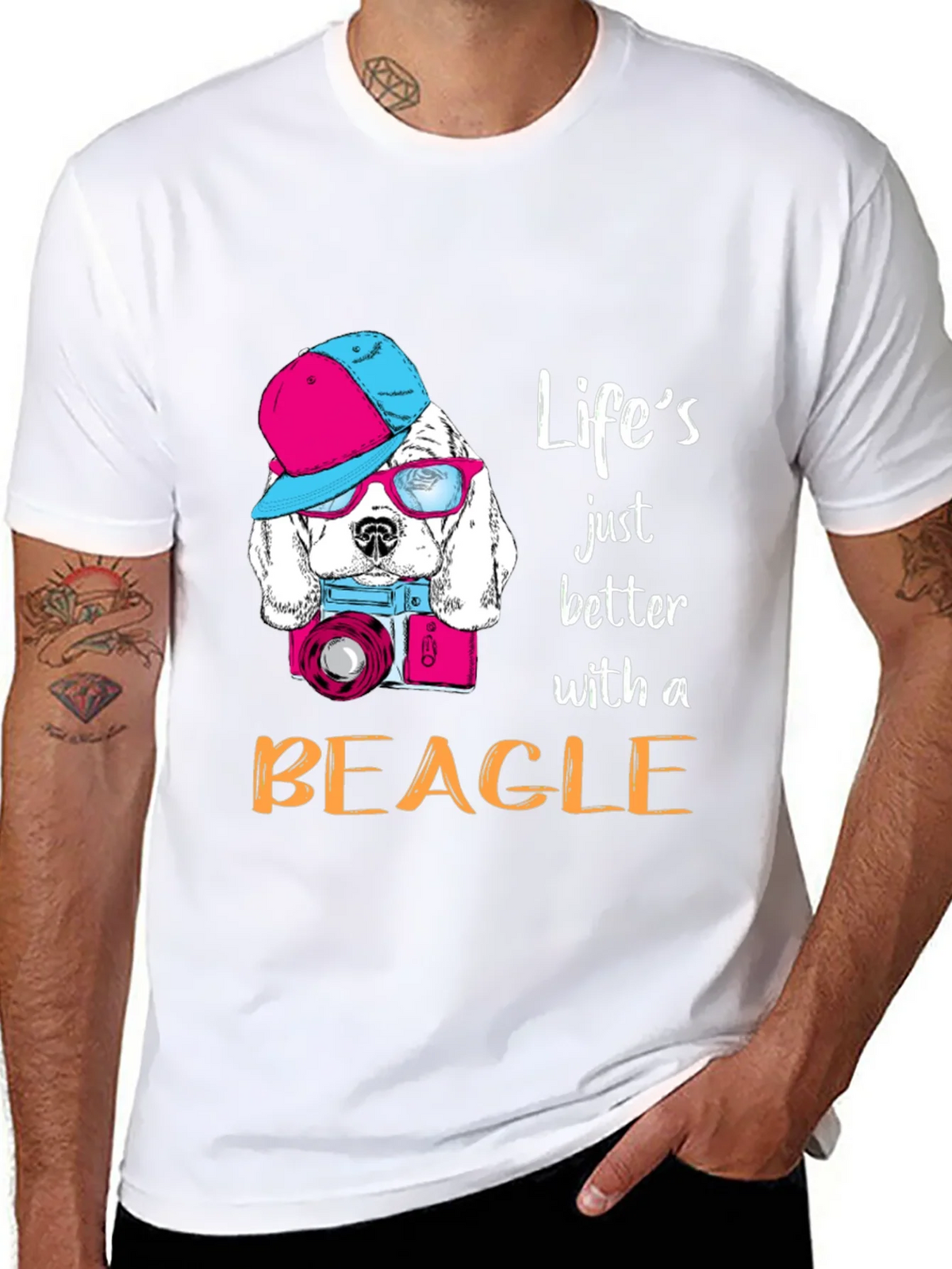 Beagle Lover T-Shirt: Lifes Better with a product image 7