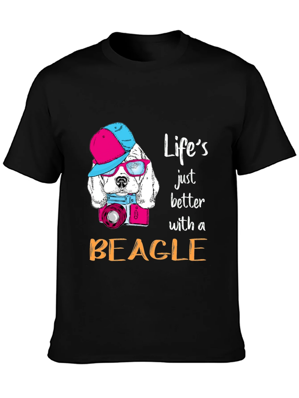 Beagle Lover T-Shirt: Lifes Better with a product image 3