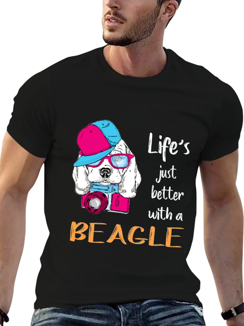 Beagle Lover T-Shirt: Lifes Better with a product image 6