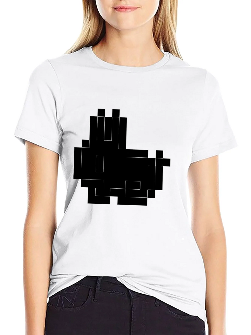 Pixel Rabbit Graphic Tee - Gamer Style product image 8