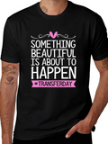 Beautiful Transfer Day Tee - Black Graphic T-Shirt product image 1
