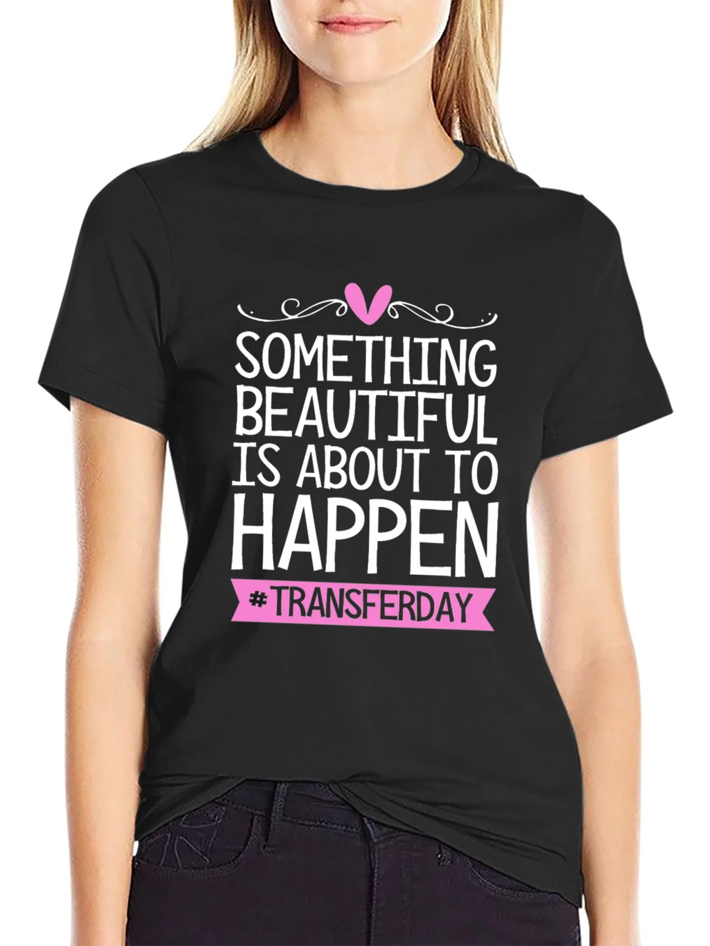 Beautiful Transfer Day Tee - Black Graphic T-Shirt product image 2