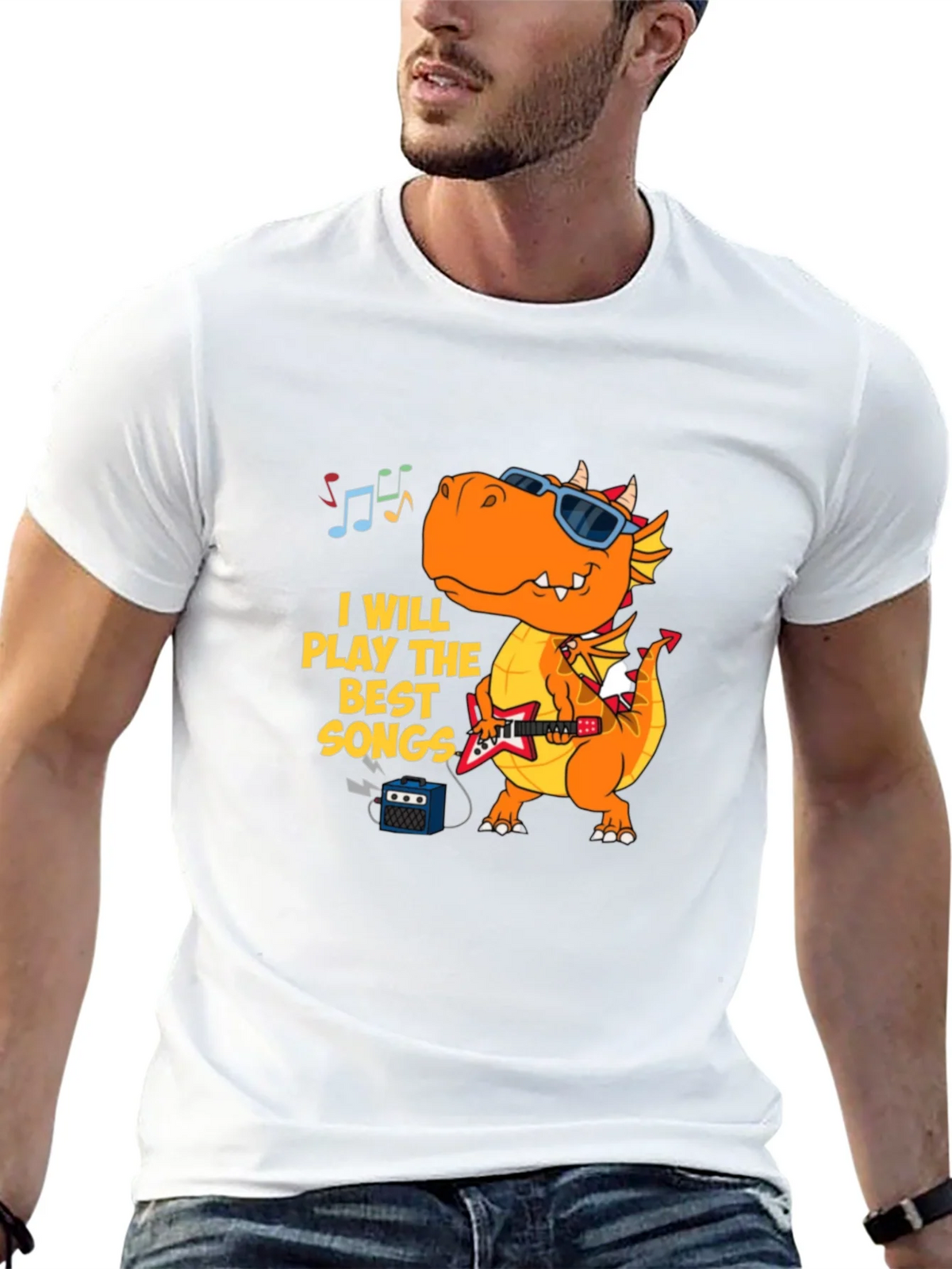 Dragon Rock Star T-Shirt - Play the Best Songs! product image 12