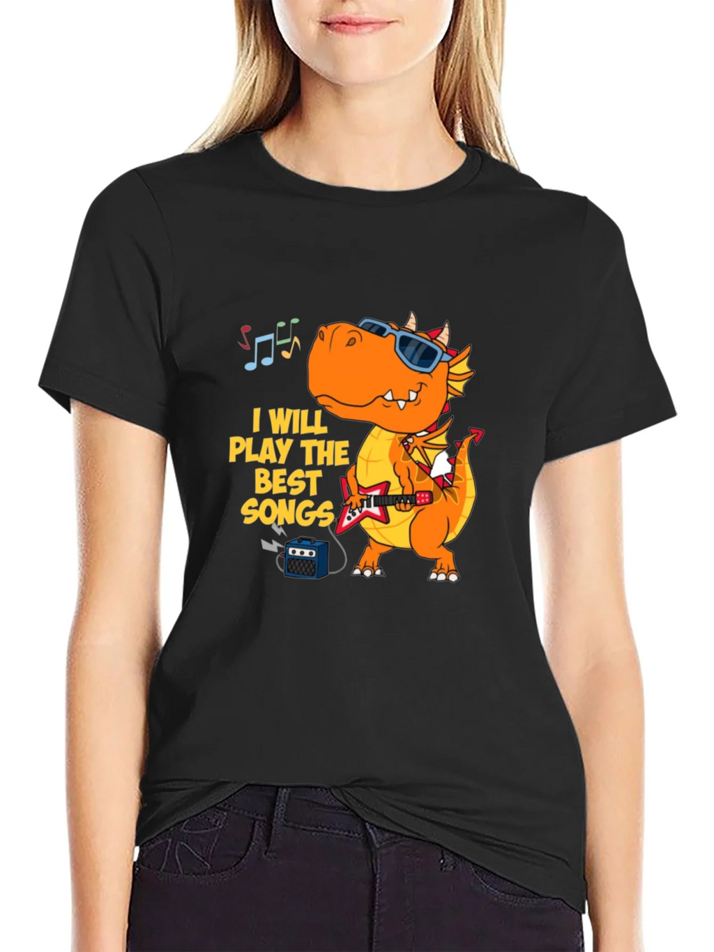 Dragon Rock Star T-Shirt - Play the Best Songs! product image 2