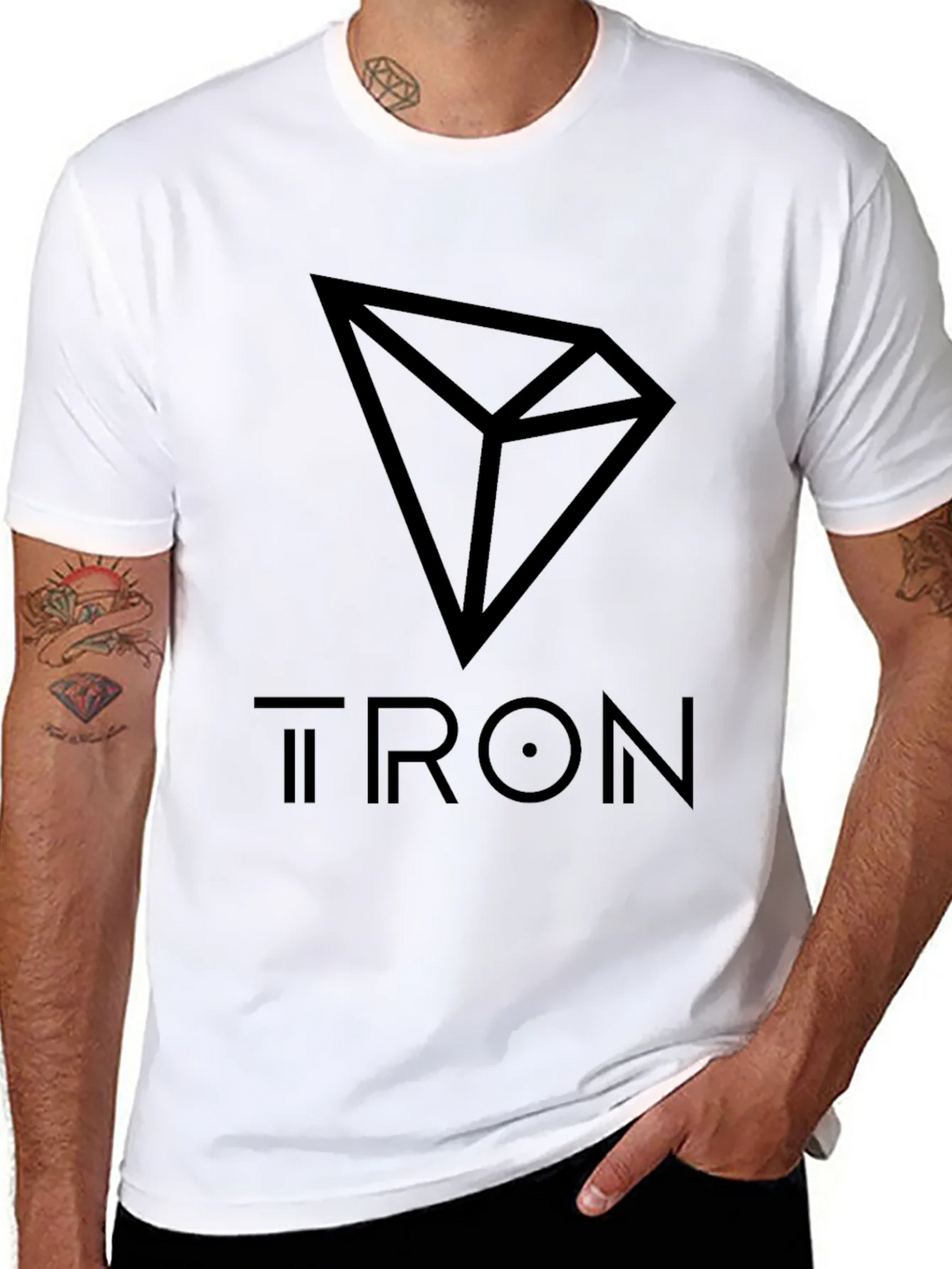 Tron Crypto Black T-Shirt product image 6