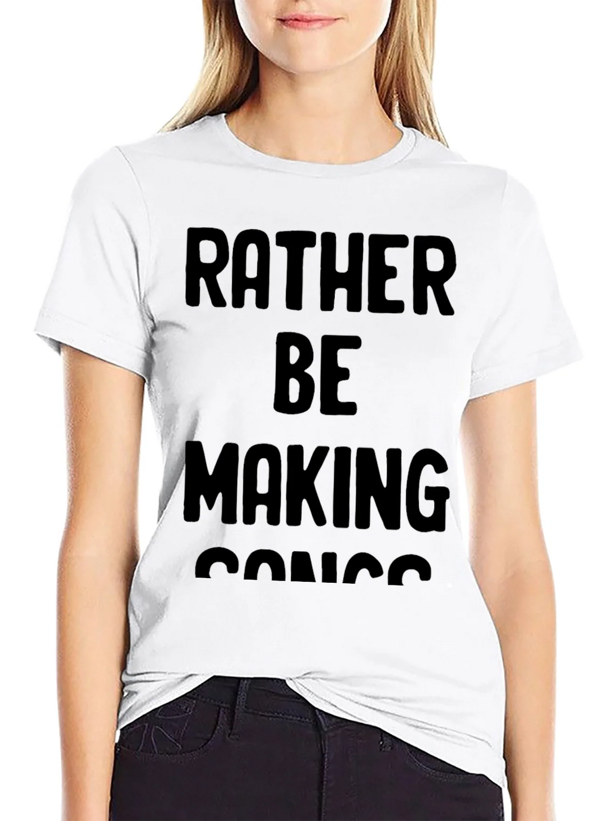 Rather Be Making Songs Graphic T-Shirt product image 8