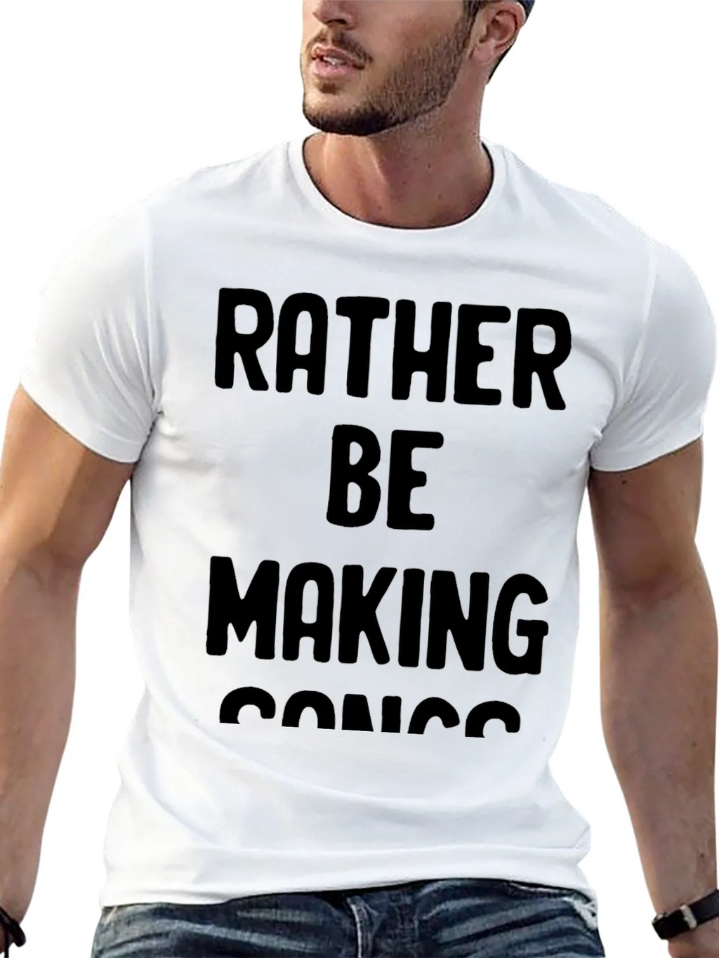 Rather Be Making Songs Graphic T-Shirt product image 12