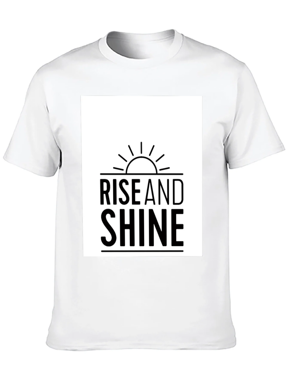 Rise and Shine Graphic Tee - Black Casual T-Shirt product image 9