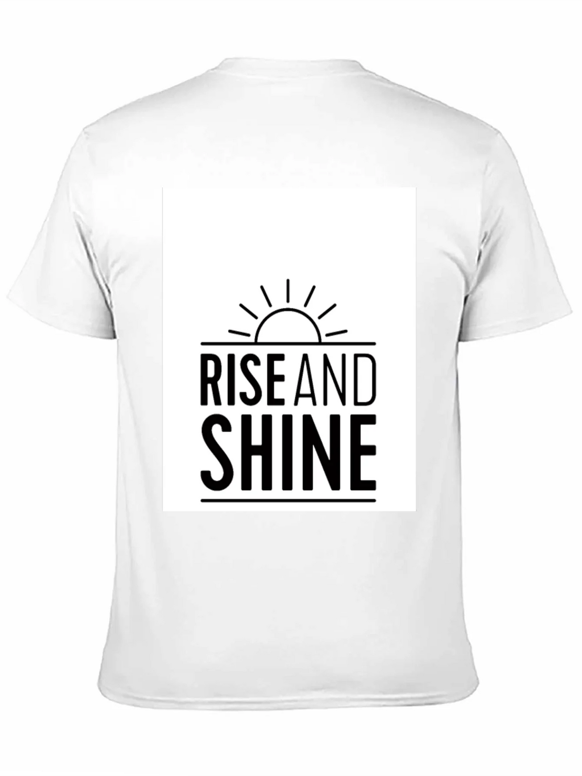 Rise and Shine Graphic Tee - Black Casual T-Shirt product image 10