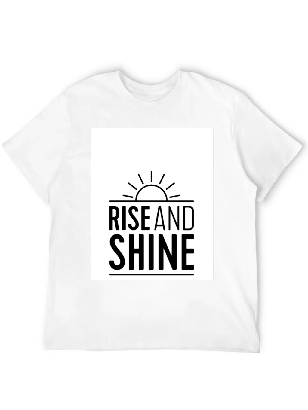 Rise and Shine Graphic Tee - Black Casual T-Shirt product image 11