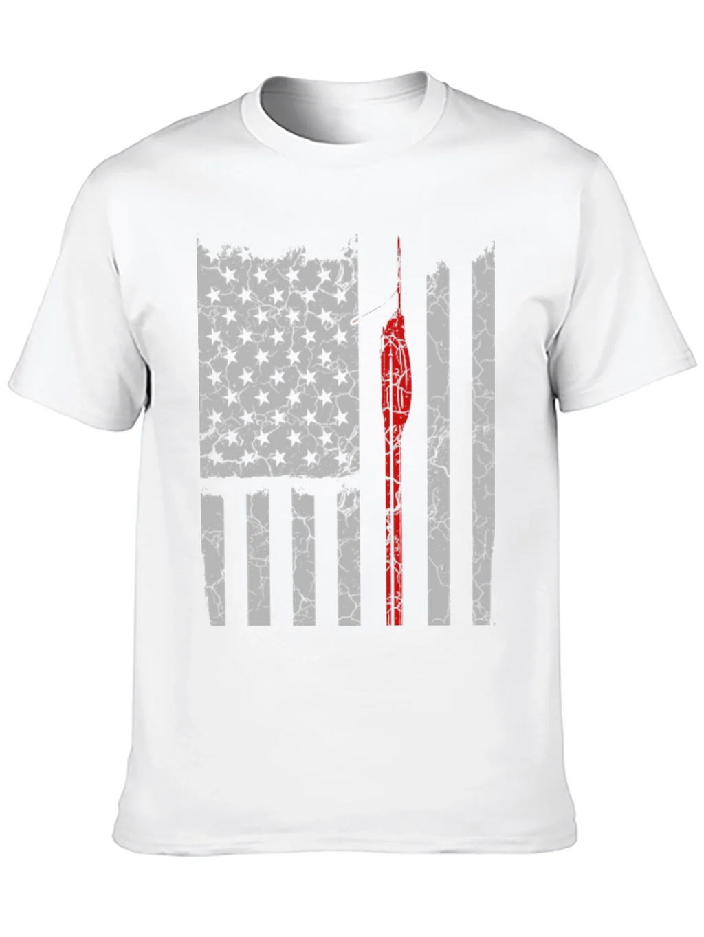 Distressed American Flag T-Shirt product image 9