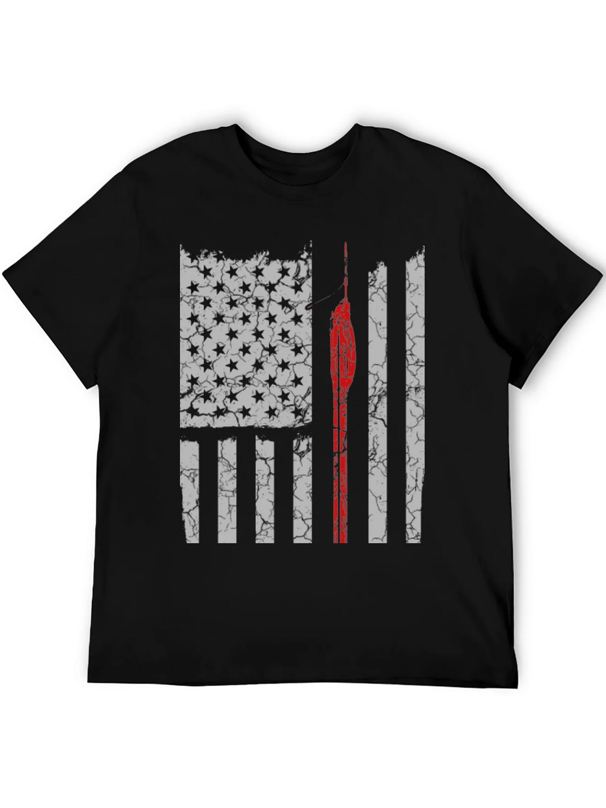Distressed American Flag T-Shirt product image 5